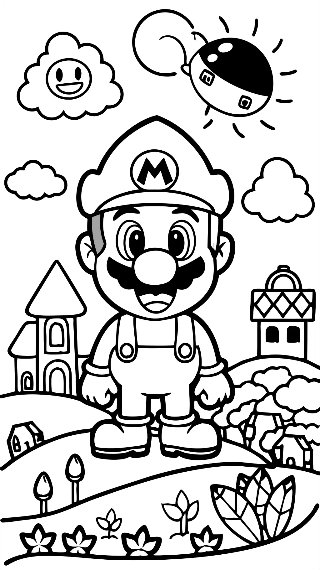 coloriage super mario odyssey